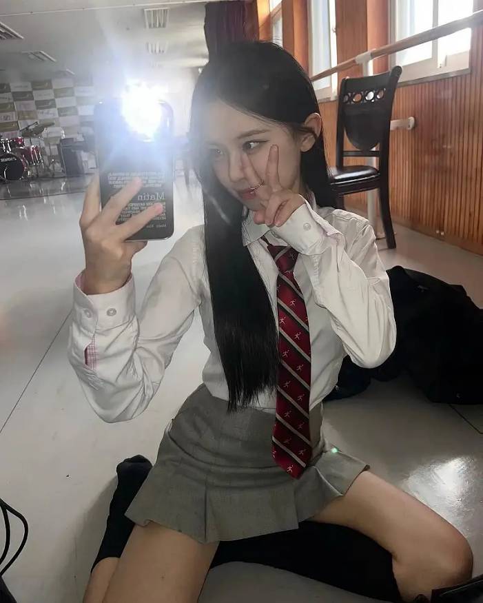 귀여운 여고딩의 혀놀림