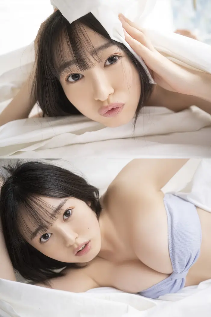 미토 시라하마 , 만화 액션 디지털 사진집 ‘Pure White’ Set.01