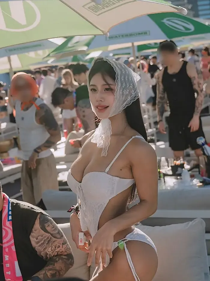 피트니스 모델 유혜지 부산 워터밤