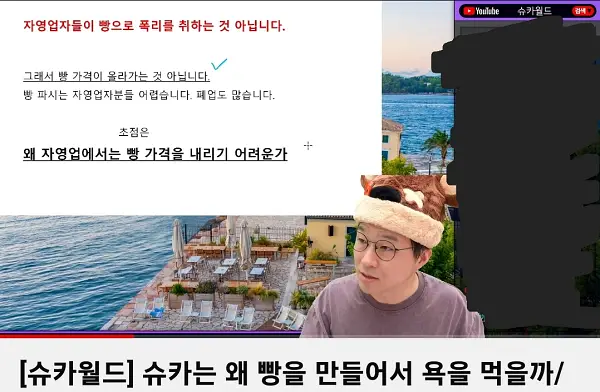 결국 해명방송을 킨 슈카