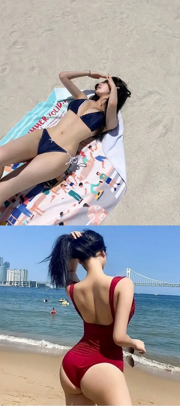 몸매 좋으면 수영복이 비키니를 이김